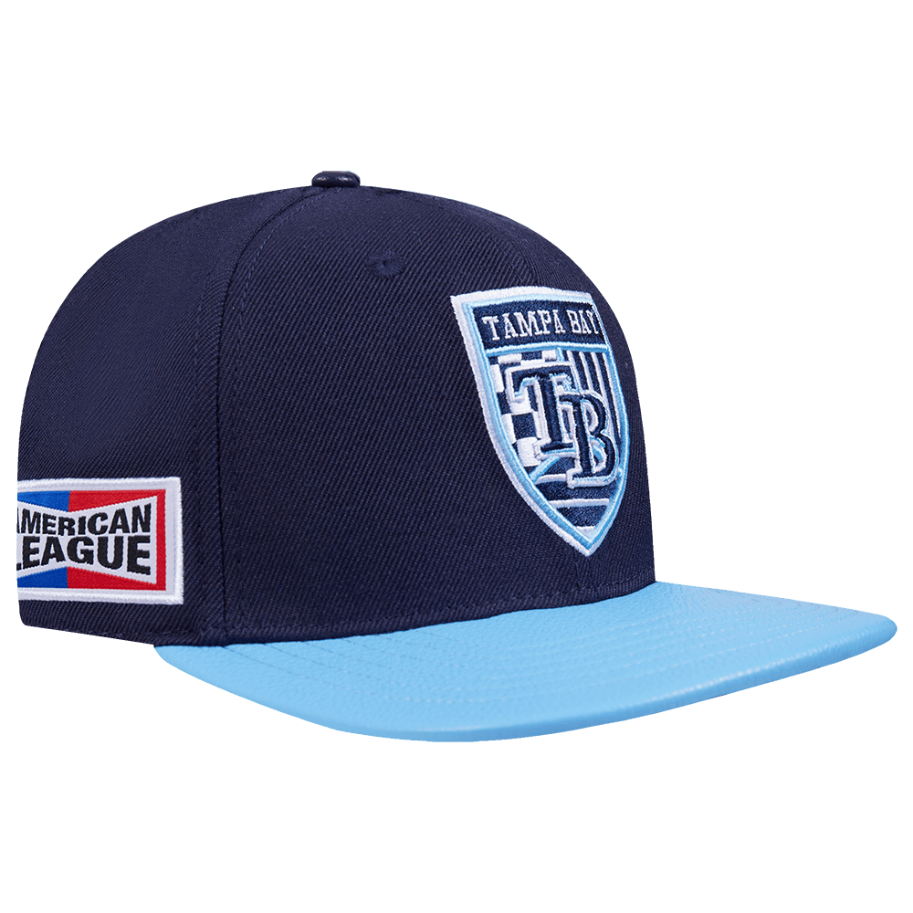 MLB TAMPA BAY RAYS FAST LANE STRAPBACK HAT (MIDNIGHT NAVY)