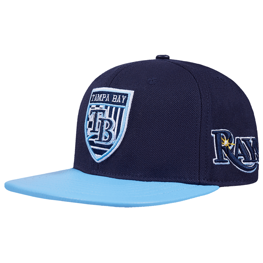 MLB TAMPA BAY RAYS FAST LANE STRAPBACK HAT (MIDNIGHT NAVY)