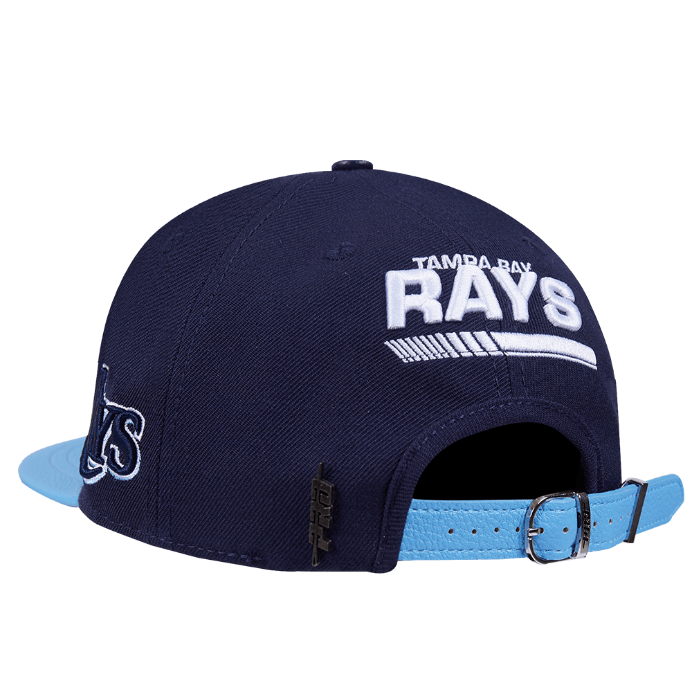 MLB TAMPA BAY RAYS FAST LANE STRAPBACK HAT (MIDNIGHT NAVY)