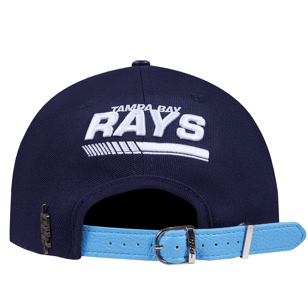 MLB TAMPA BAY RAYS FAST LANE STRAPBACK HAT (MIDNIGHT NAVY)