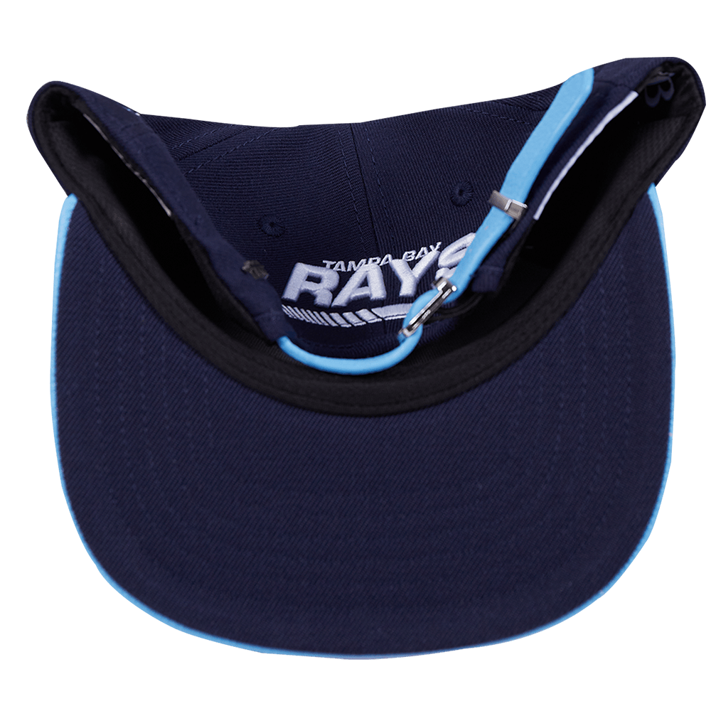 MLB TAMPA BAY RAYS FAST LANE STRAPBACK HAT (MIDNIGHT NAVY)