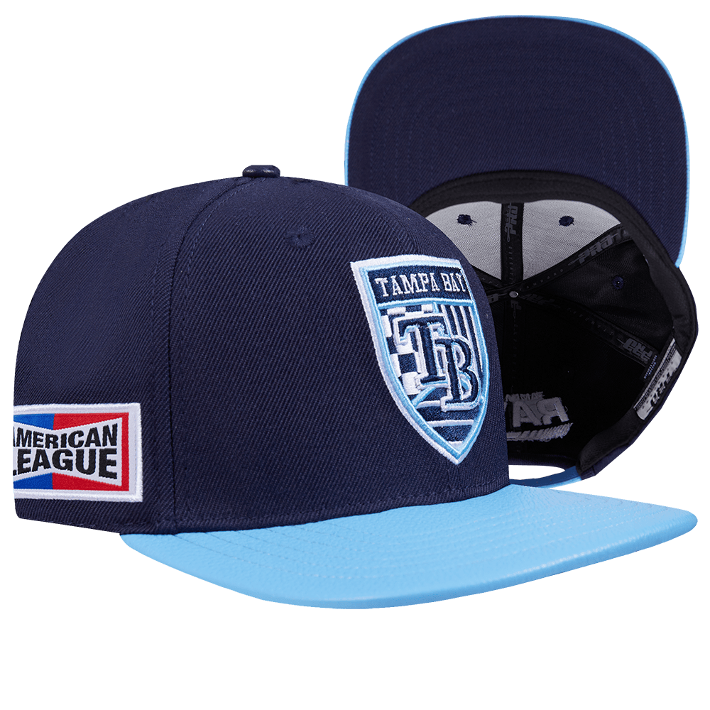 MLB TAMPA BAY RAYS FAST LANE STRAPBACK HAT (MIDNIGHT NAVY)