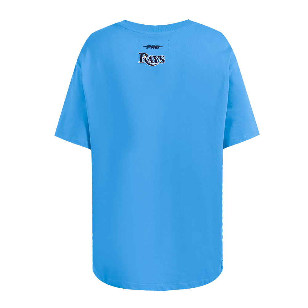 TOP BOYFRIEND DE MUJER MLB TAMPA BAY RAYS SCRIPT TAIL (AZUL UNIVERSITARIO)