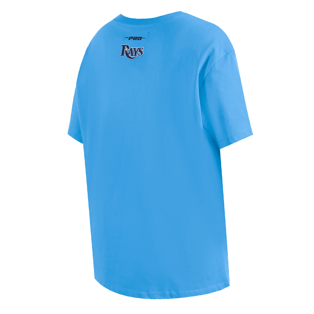 TOP BOYFRIEND DE MUJER MLB TAMPA BAY RAYS SCRIPT TAIL (AZUL UNIVERSITARIO)
