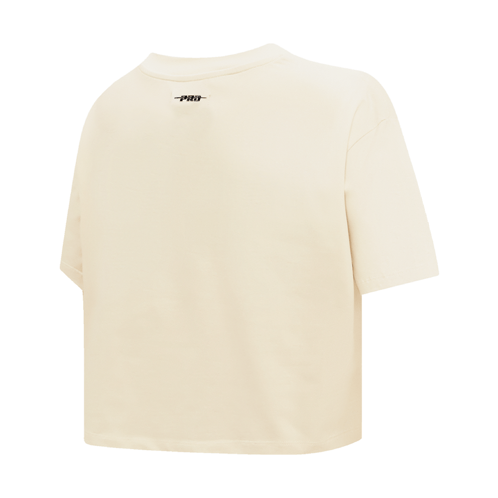 TOP CUADRADO RETRO CLÁSICO DE MUJER MLB TAMPA BAY RAYS (BLANCO HUESO)