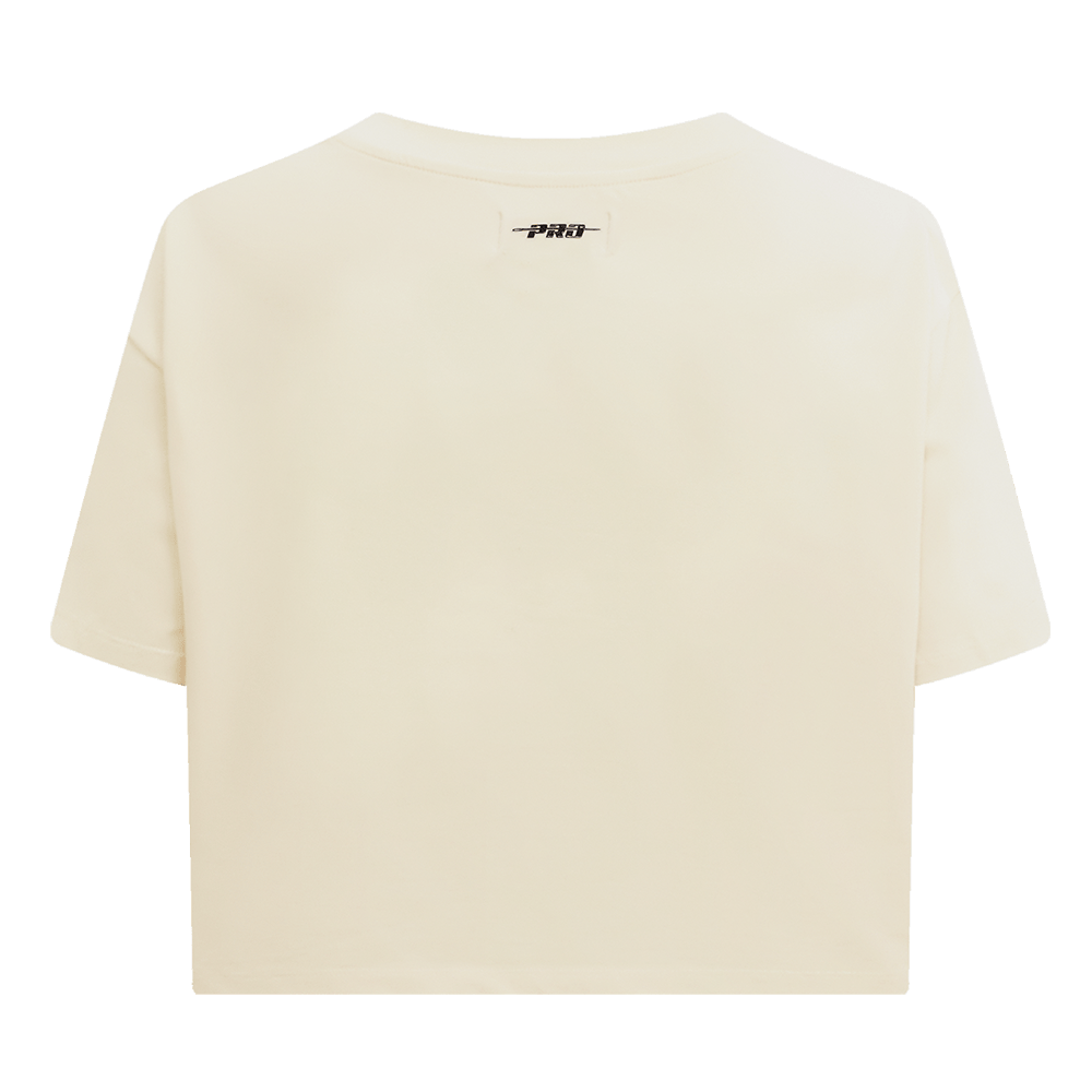 TOP CUADRADO RETRO CLÁSICO DE MUJER MLB TAMPA BAY RAYS (BLANCO HUESO)