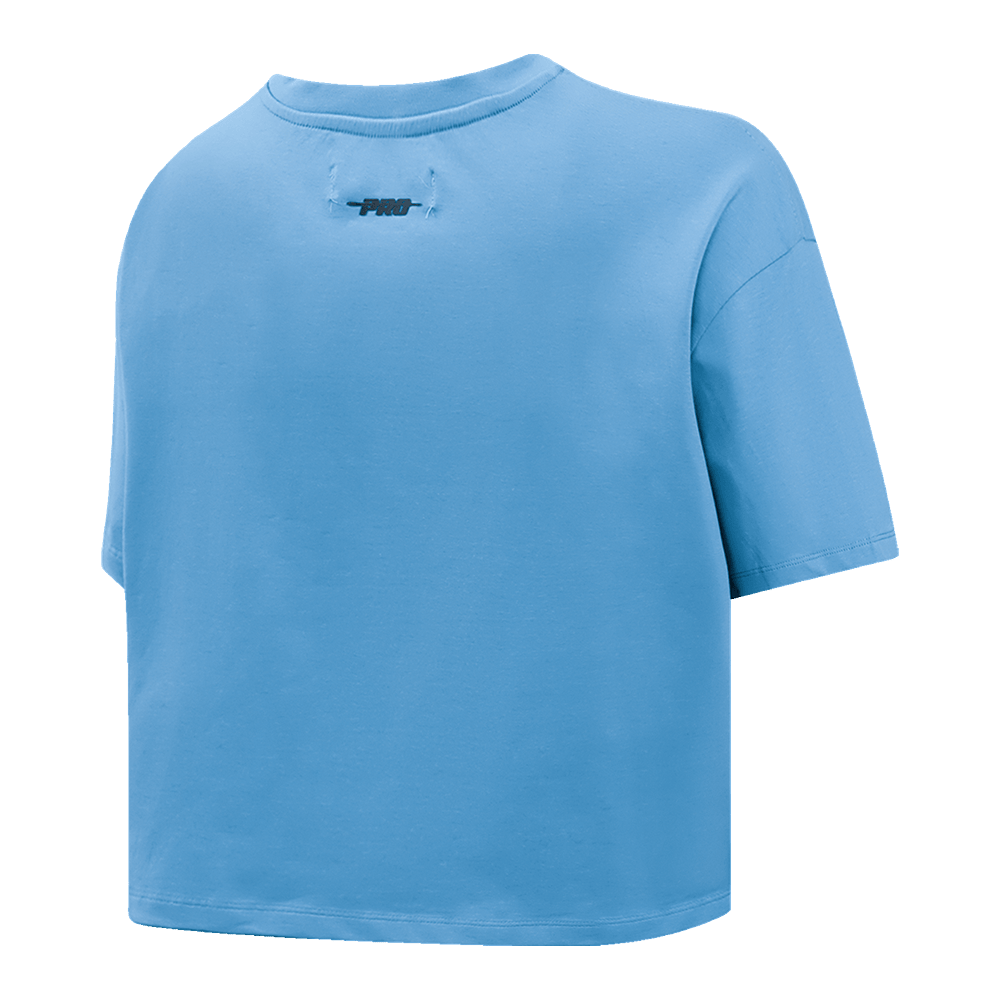 MLB TAMPA BAY RAYS RETRO CLASSIC WOMEN'S BOXY TOP (UNIVERSITY BLUE)