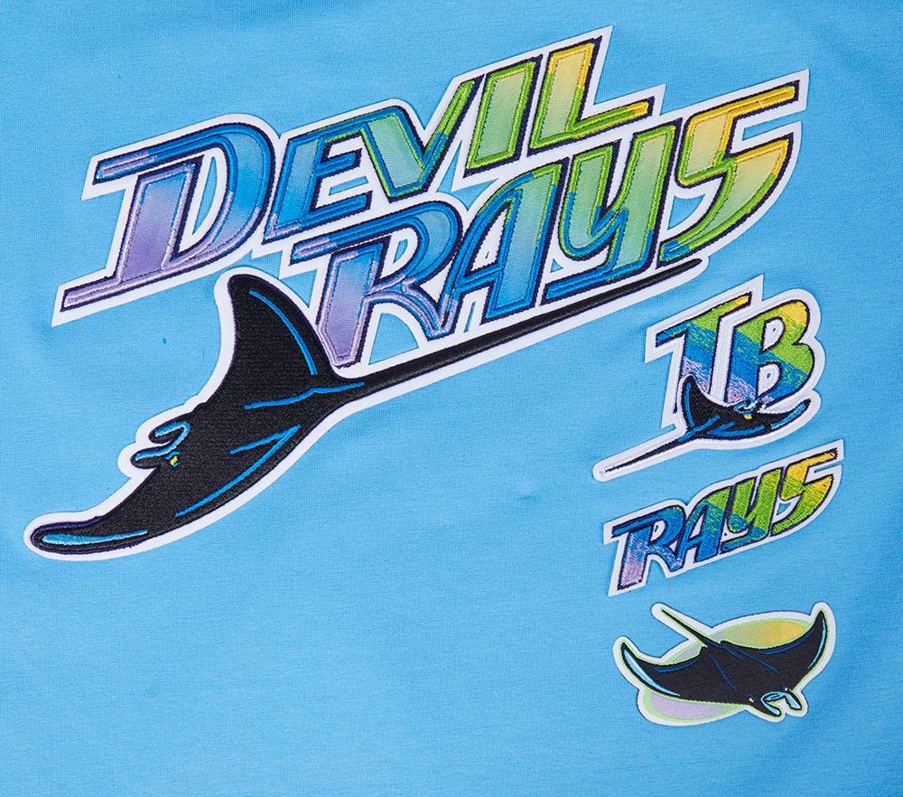 MLB TAMPA BAY RAYS RETRO CLASSIC WOMEN'S BOXY TOP (UNIVERSITY BLUE)