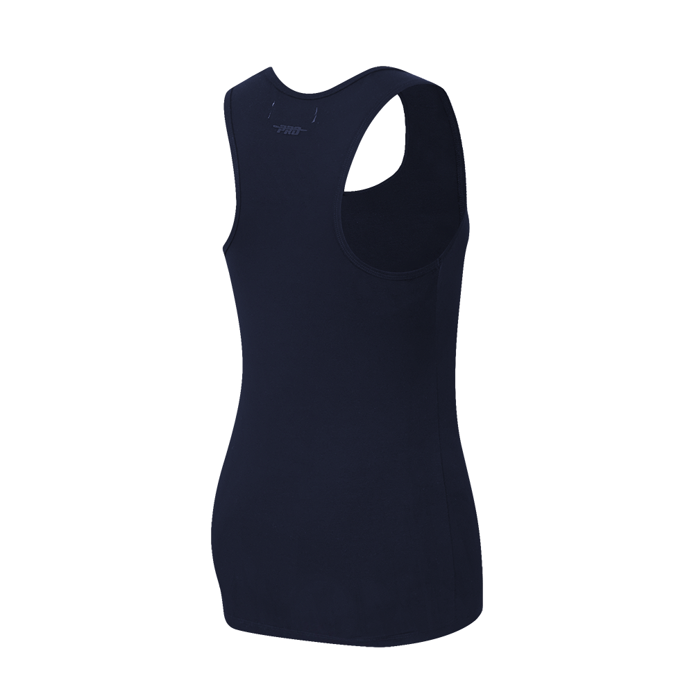 MLB TAMPA BAY RAYS TRIPLE TONAL RELAXED FIT WOMEN'S RACERBACK (MIDNIGHT NAVY)
