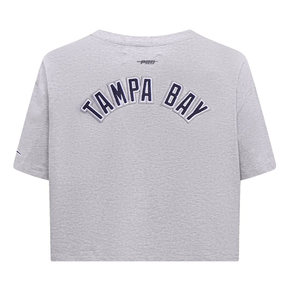 MLB TAMPA BAY RAYS CLASSIC WOMEN'S BOXY TOP (HEATHER GREY)