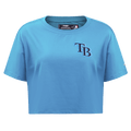 MLB TAMPA BAY RAYS CLASSIC WOMEN'S BOXY TOP (UNIVERSITY BLUE)
