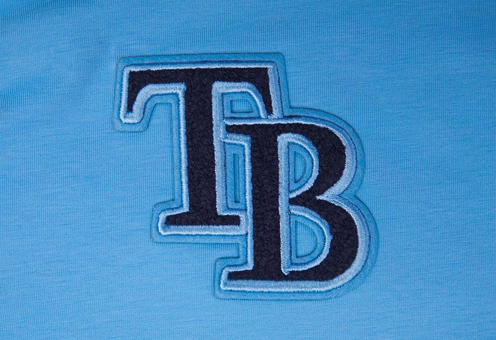 MLB TAMPA BAY RAYS CLASSIC WOMEN'S BOXY TOP (UNIVERSITY BLUE)