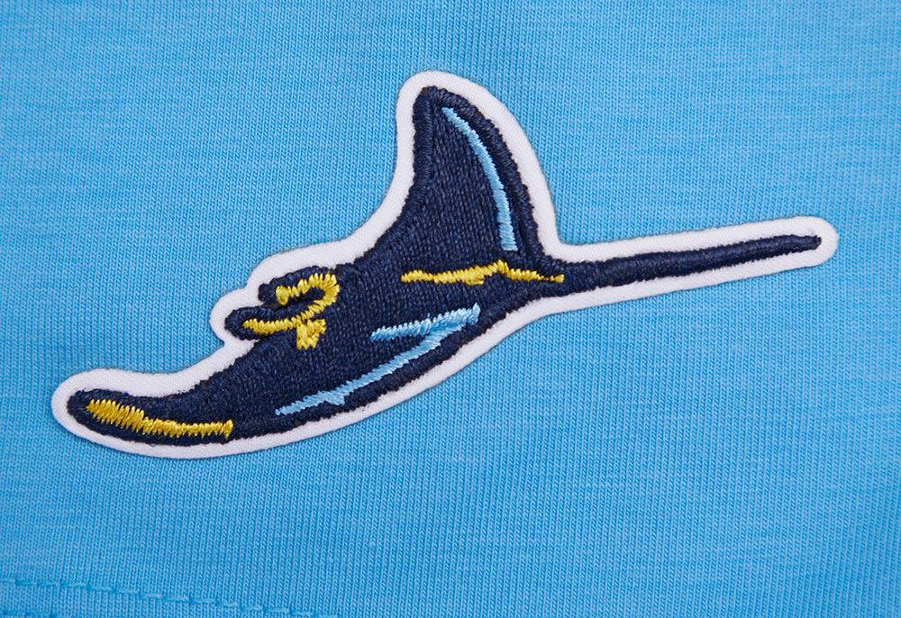 MLB TAMPA BAY RAYS CLASSIC WOMEN'S BOXY TOP (UNIVERSITY BLUE)
