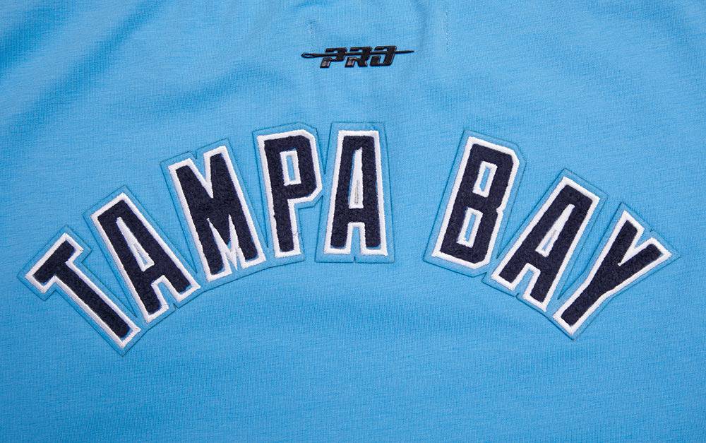 MLB TAMPA BAY RAYS CLASSIC WOMEN'S BOXY TOP (UNIVERSITY BLUE)