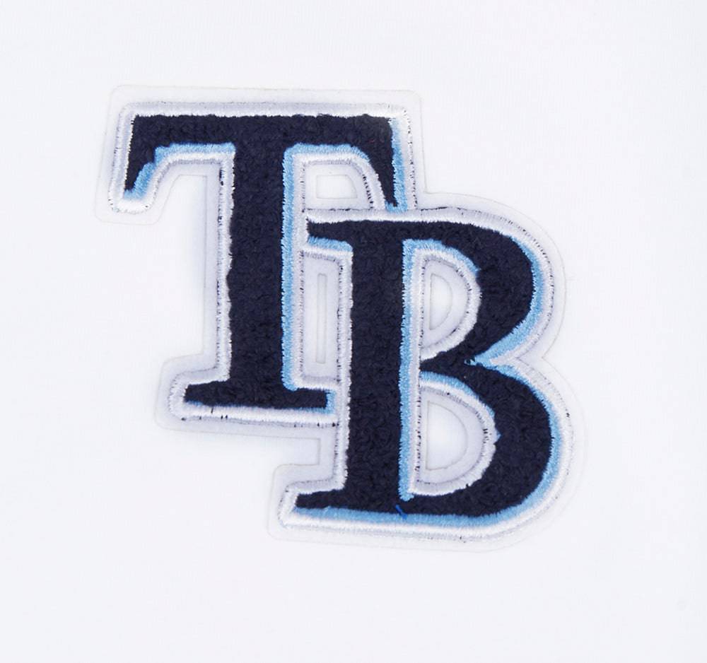 MLB TAMPA BAY RAYS CLASSIC WOMEN'S BOXY TOP (WHITE)