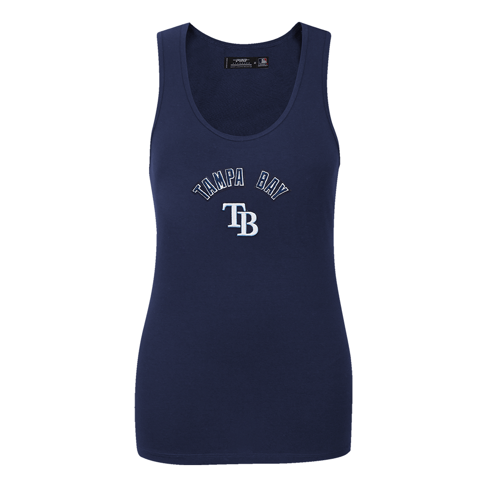 MLB TAMPA BAY RAYS CLASSIC WOMEN'S RELAXED FIT RACERBACK (MIDNIGHT NAVY)