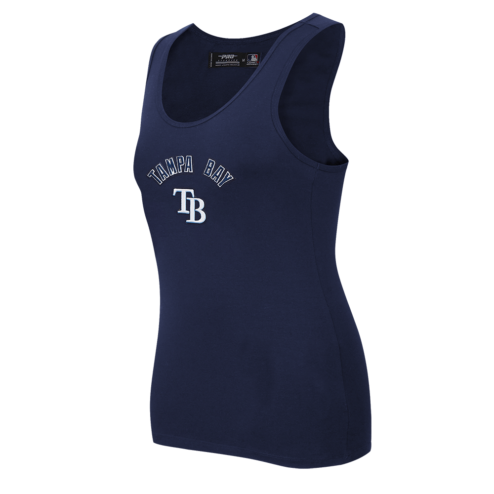 MLB TAMPA BAY RAYS CLASSIC WOMEN'S RELAXED FIT RACERBACK (MIDNIGHT NAVY)