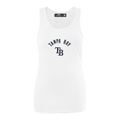 MLB TAMPA BAY RAYS CLASSIC WOMEN'S RELAXED FIT RACERBACK (WHITE)