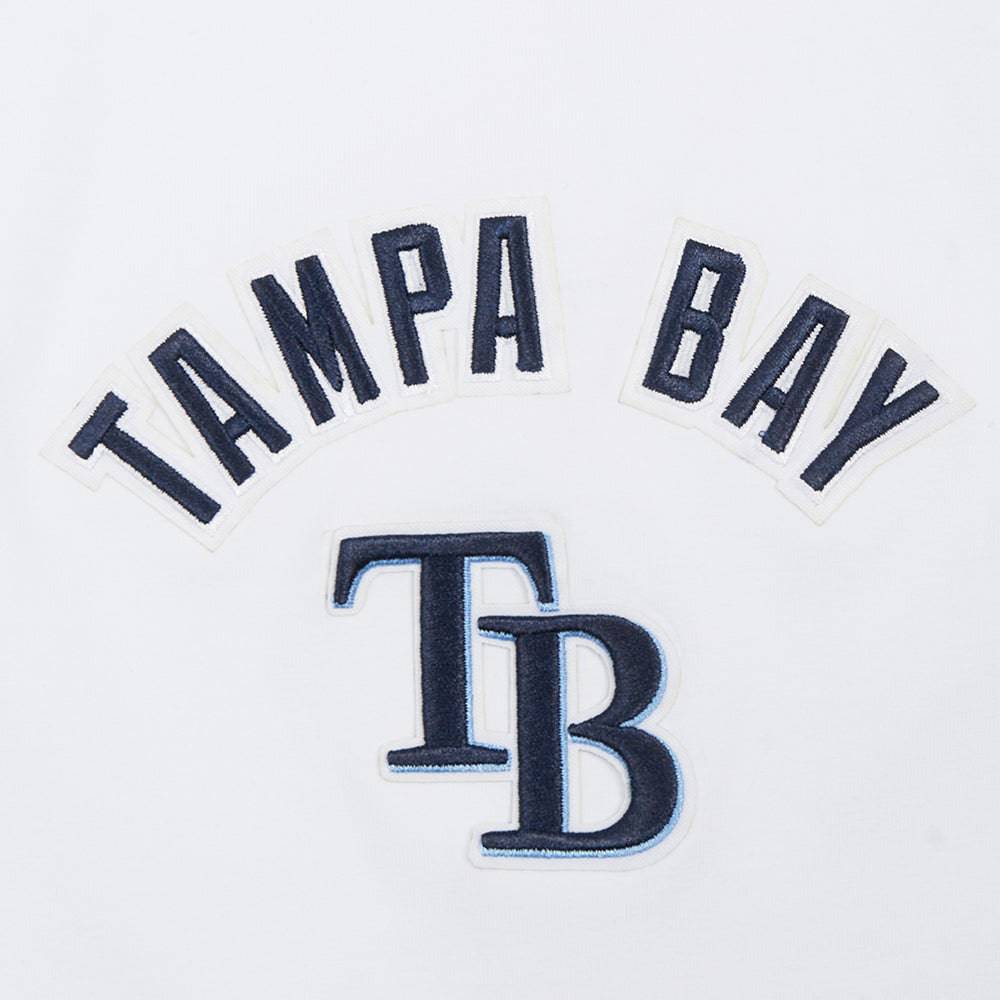 MLB TAMPA BAY RAYS CLASSIC WOMEN'S RELAXED FIT RACERBACK (WHITE)