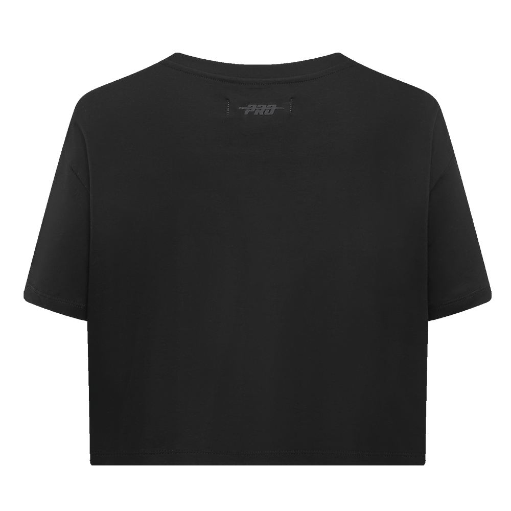 MLB TAMPA BAY RAYS NEUTRAL WOMEN'S BOXY TOP (BLACK)