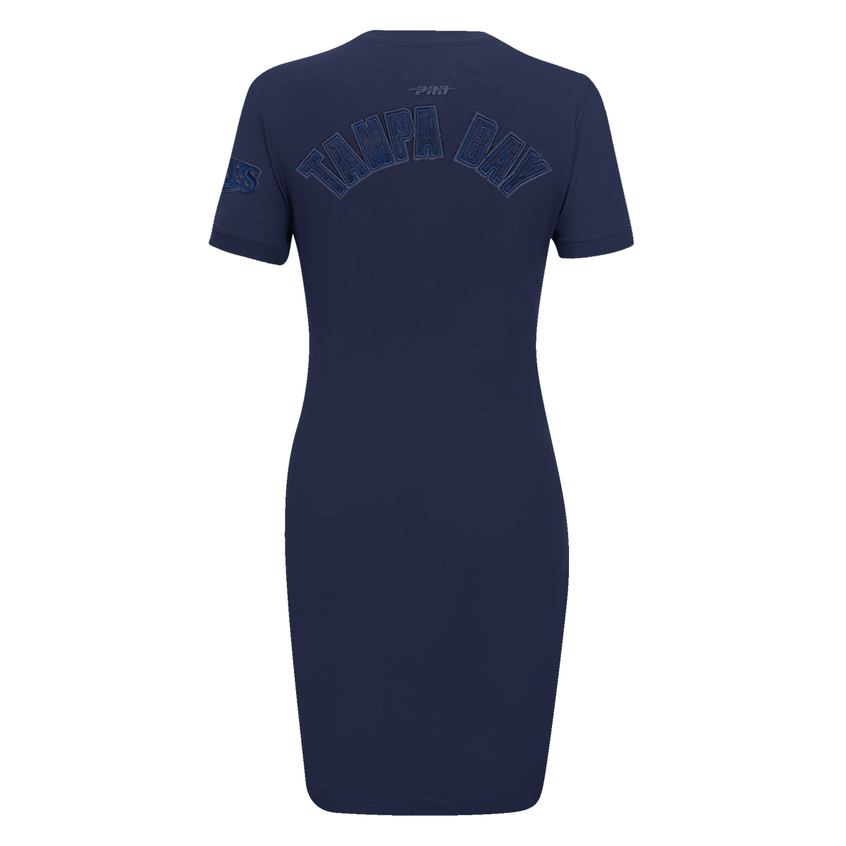 MLB TAMPA BAY RAYS TRIPLE TONAL BODYCON WOMEN'S DRESS (MIDNIGHT NAVY)