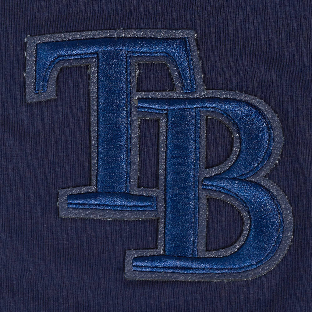 MLB TAMPA BAY RAYS TRIPLE TONAL BODYCON WOMEN'S DRESS (MIDNIGHT NAVY)