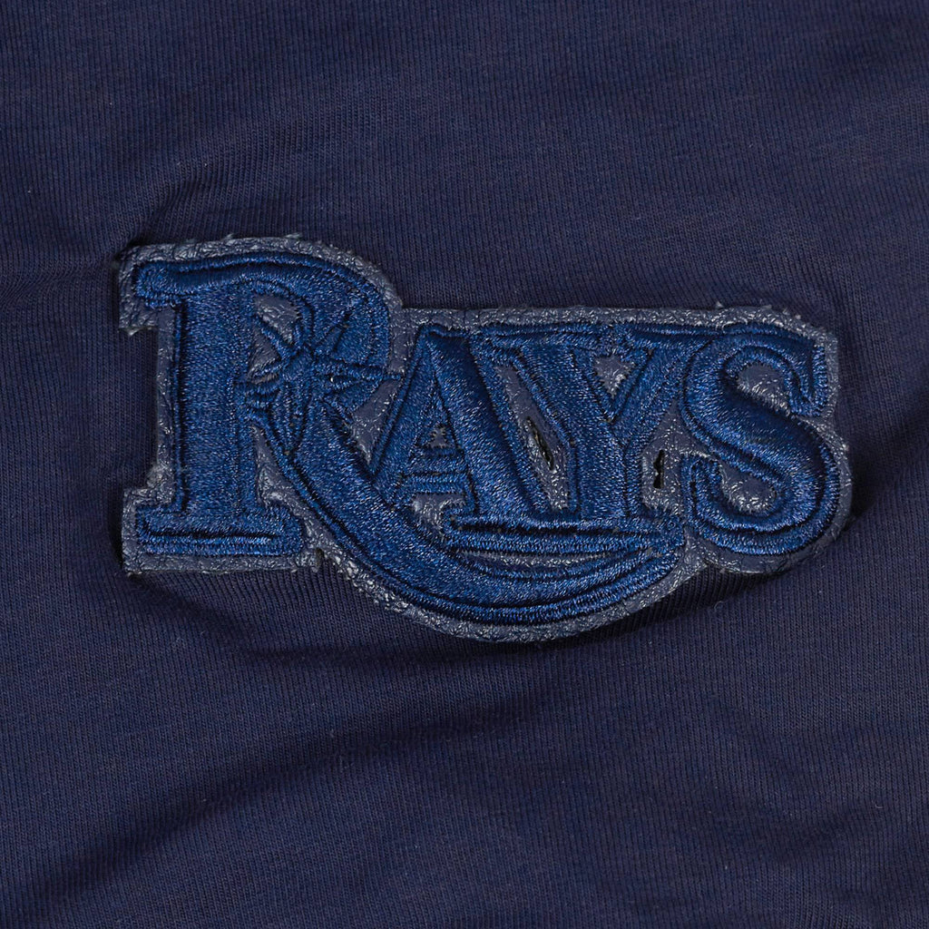MLB TAMPA BAY RAYS TRIPLE TONAL BODYCON WOMEN'S DRESS (MIDNIGHT NAVY)