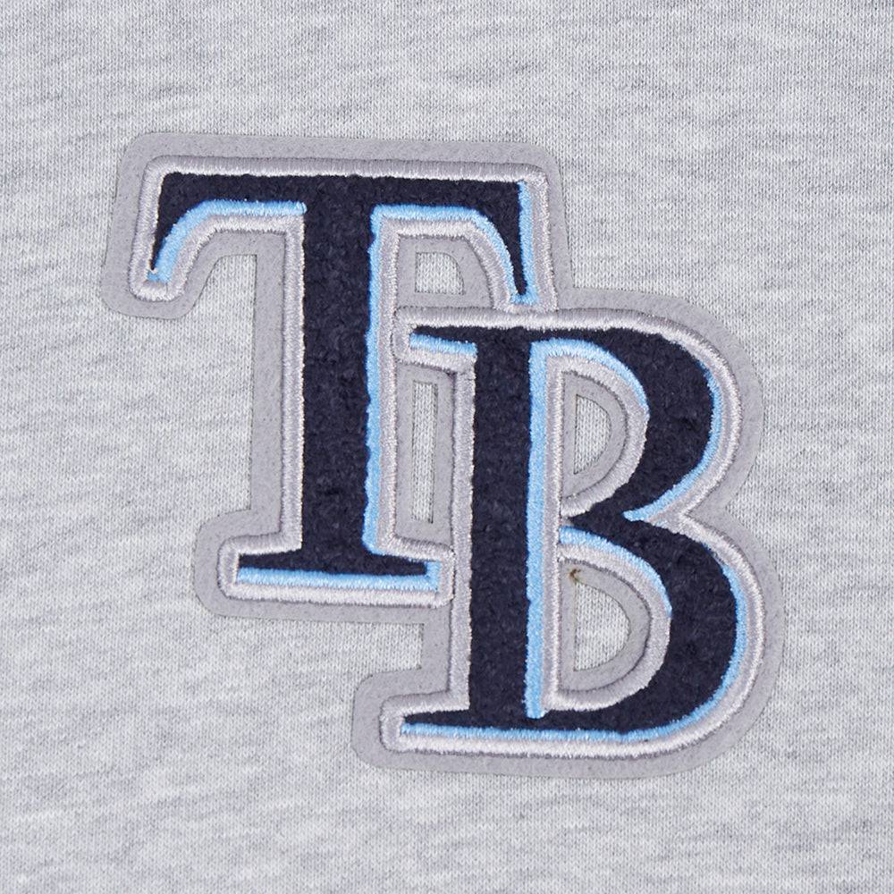 MLB TAMPA BAY RAYS CLASSIC WOMEN'S FLEECE HOODIE DRESS (HEATHER GREY)