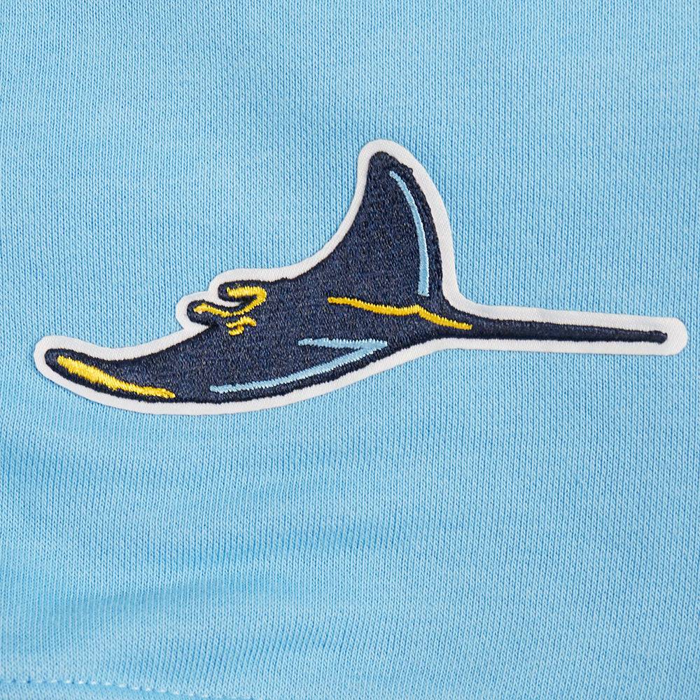 MLB TAMPA BAY RAYS CLASSIC WOMEN'S FLEECE HOODIE DRESS (UNIVERSITY BLUE)