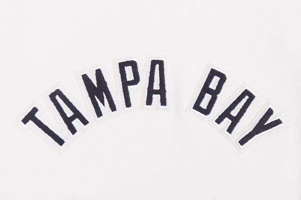 MLB TAMPA BAY RAYS CLASSIC WOMEN'S FLEECE HOODIE DRESS (WHITE)