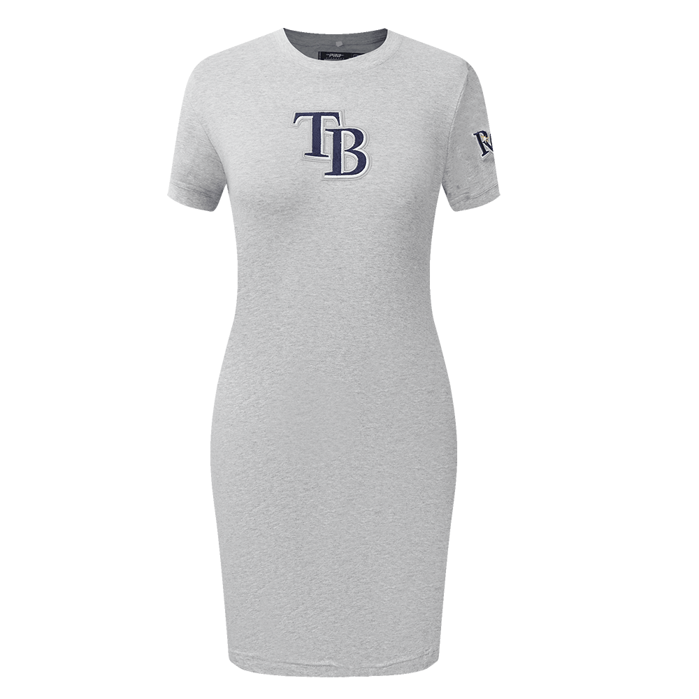 MLB TAMPA BAY RAYS CLASSIC WOMEN'S BODYCON DRESS (HEATHER GREY)