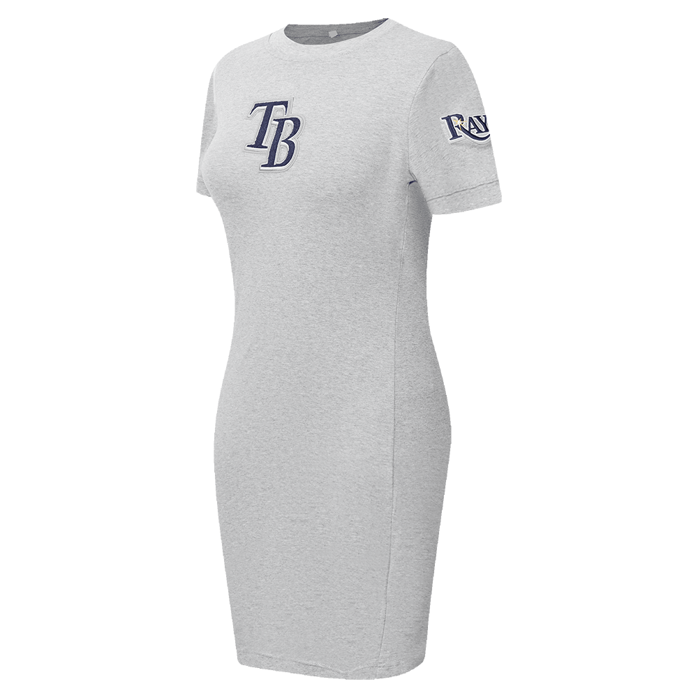 MLB TAMPA BAY RAYS CLASSIC WOMEN'S BODYCON DRESS (HEATHER GREY)