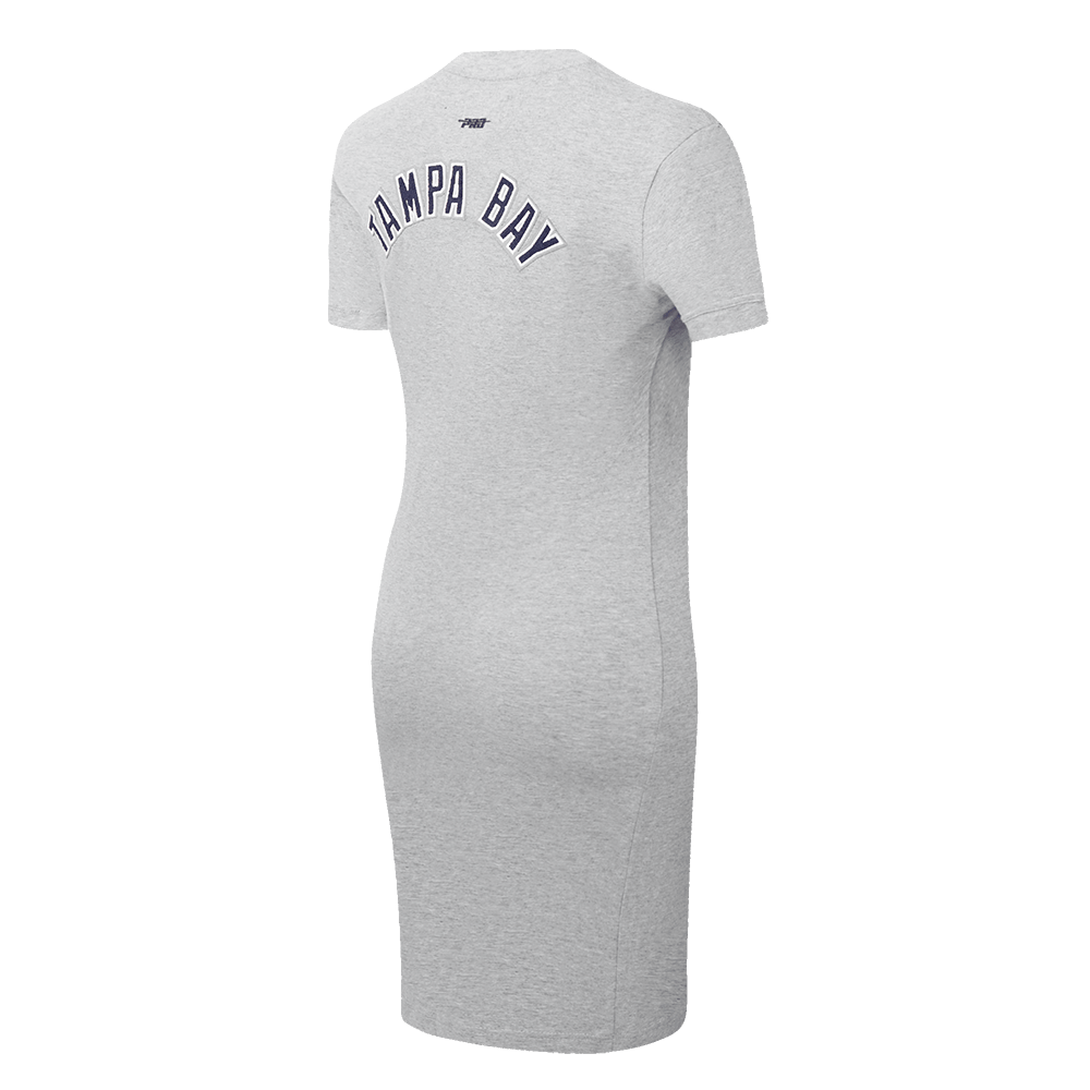 MLB TAMPA BAY RAYS CLASSIC WOMEN'S BODYCON DRESS (HEATHER GREY)