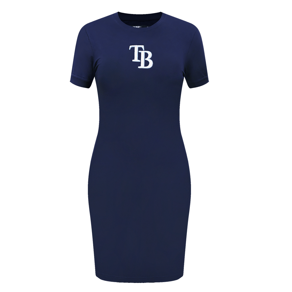 MLB TAMPA BAY RAYS CLASSIC WOMEN'S BODYCON DRESS (MIDNIGHT NAVY)