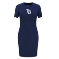 MLB TAMPA BAY RAYS CLASSIC WOMEN'S BODYCON DRESS (MIDNIGHT NAVY)
