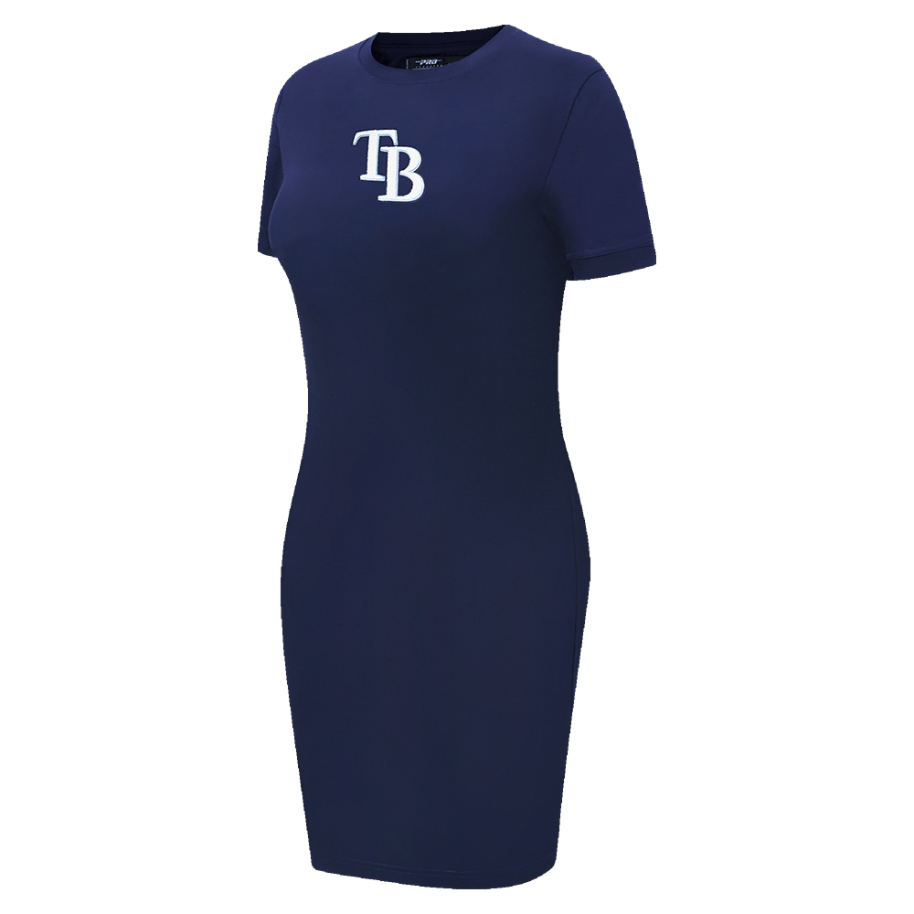 MLB TAMPA BAY RAYS CLASSIC WOMEN'S BODYCON DRESS (MIDNIGHT NAVY)