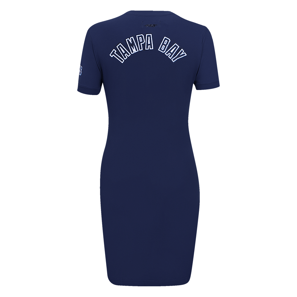 MLB TAMPA BAY RAYS CLASSIC WOMEN'S BODYCON DRESS (MIDNIGHT NAVY)