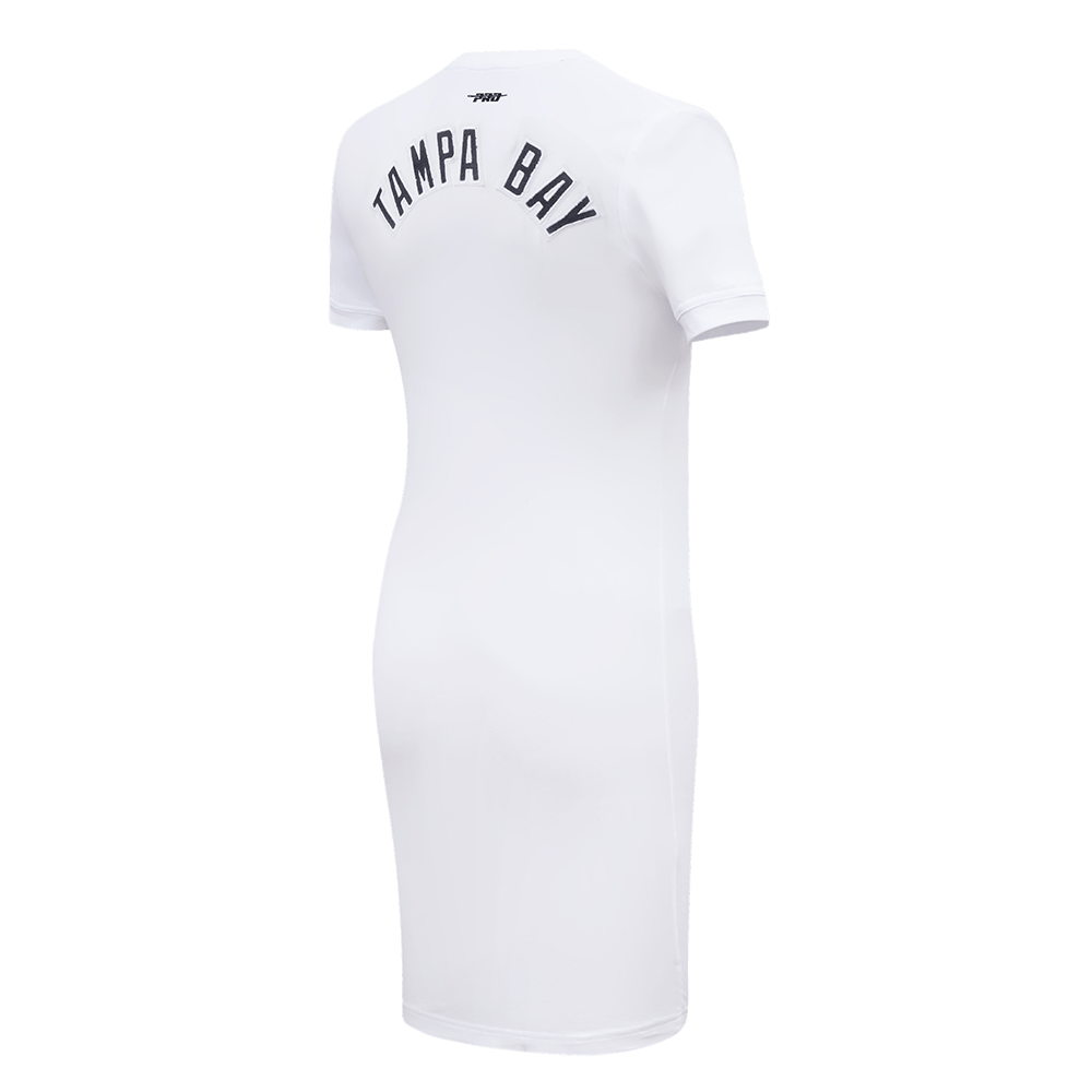 VESTIDO AJUSTADO CLÁSICO DE MUJER MLB TAMPA BAY RAYS (BLANCO)