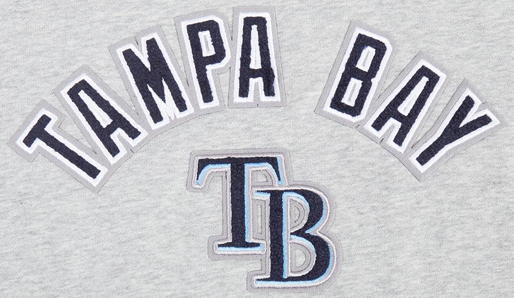 MLB TAMPA BAY RAYS CLASSIC WOMEN'S FLEECE CREWNECK (HEATHER GREY)