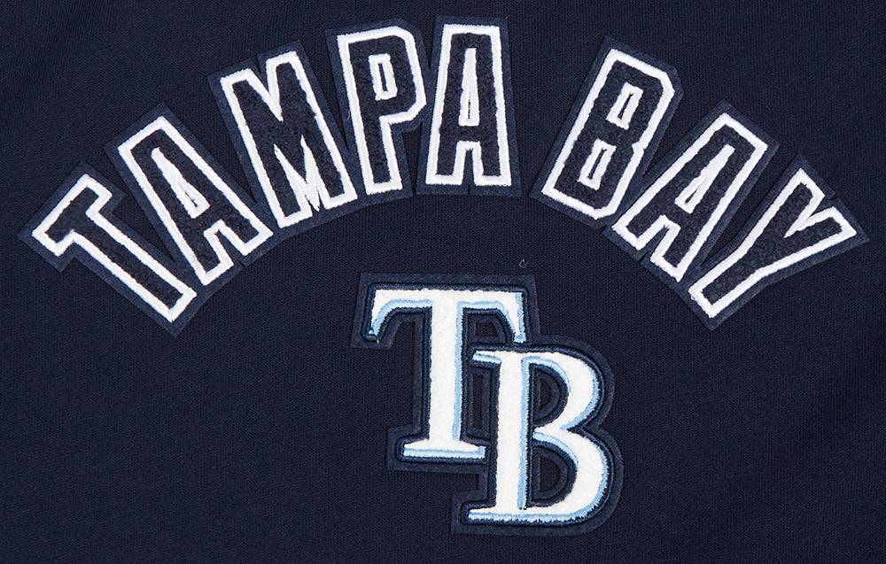 MLB TAMPA BAY RAYS CLASSIC WOMEN'S FLEECE CREWNECK (MIDNIGHT NAVY)