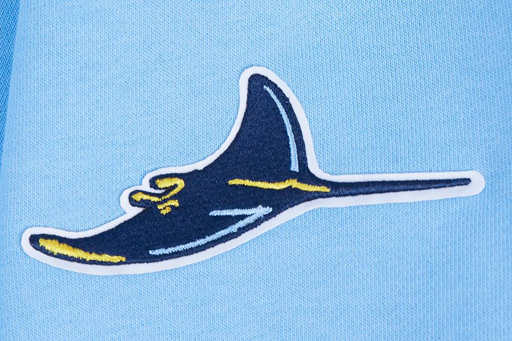 MLB TAMPA BAY RAYS CLASSIC WOMEN'S FLEECE CREWNECK (UNIVERSITY BLUE)