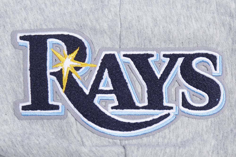 MLB TAMPA BAY RAYS CLASSIC WOMEN'S FLEECE PULLOVER HOODIE (HEATHER GREY)