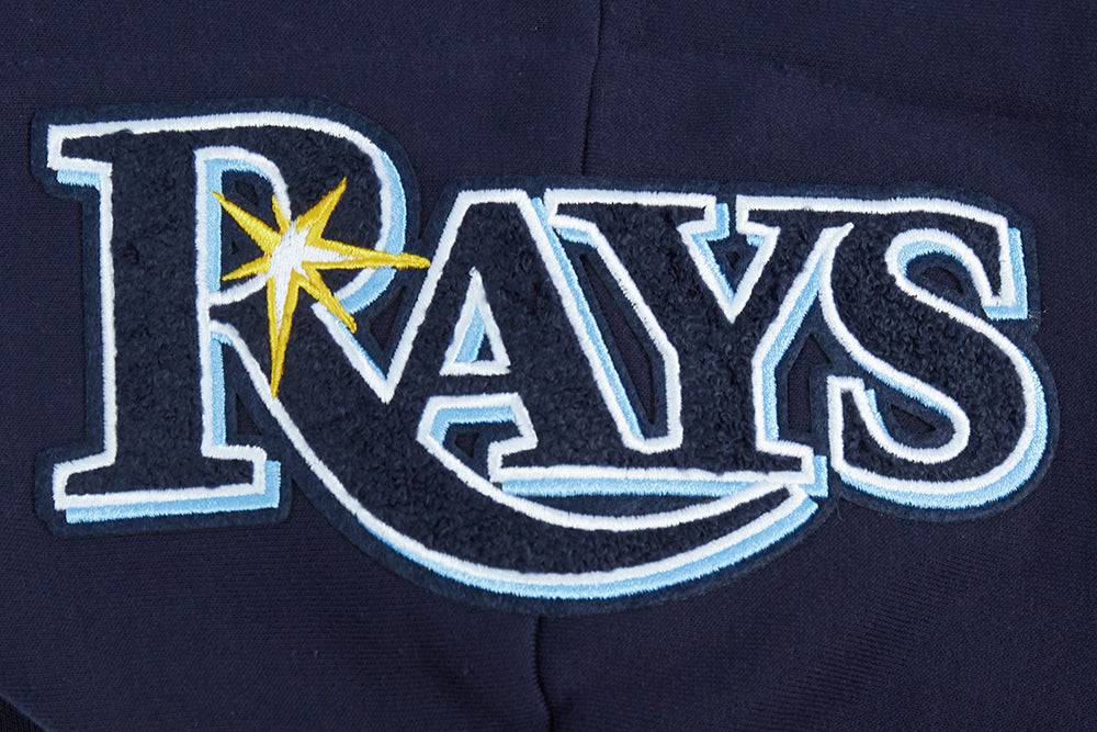 MLB TAMPA BAY RAYS CLASSIC WOMEN'S FLEECE PULLOVER HOODIE (MIDNIGHT NAVY)