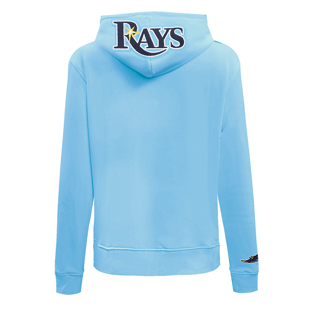 MLB TAMPA BAY RAYS CLASSIC WOMEN'S FLEECE PULLOVER HOODIE (UNIVERSITY BLUE)