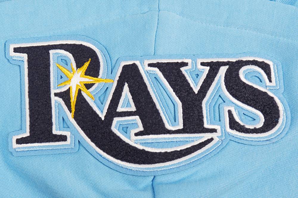 MLB TAMPA BAY RAYS CLASSIC WOMEN'S FLEECE PULLOVER HOODIE (UNIVERSITY BLUE)