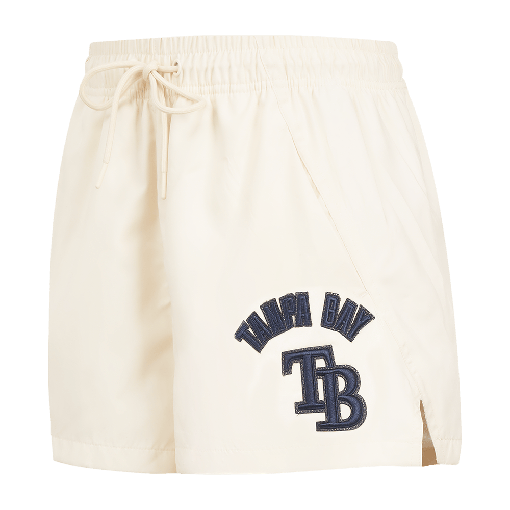 MLB TAMPA BAY RAYS TRIPLE TONAL W WOVEN WOMEN'S SHORT (EGGSHELL)