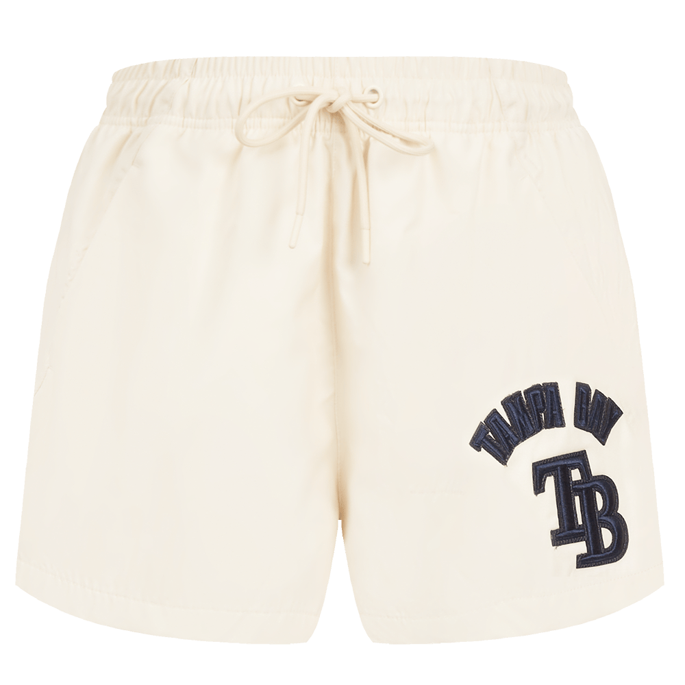 MLB TAMPA BAY RAYS TRIPLE TONAL W WOVEN WOMEN'S SHORT (EGGSHELL)
