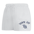 MLB TAMPA BAY RAYS CLASSIC WOMEN'S FLEECE SHORT (HEATHER GREY)