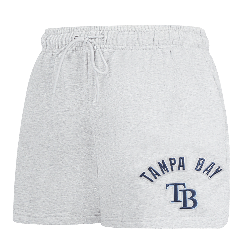MLB TAMPA BAY RAYS CLASSIC WOMEN'S FLEECE SHORT (HEATHER GREY)