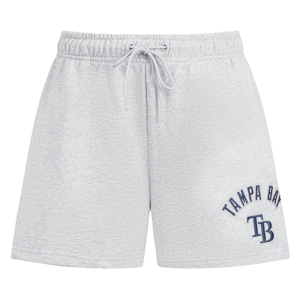 MLB TAMPA BAY RAYS CLASSIC WOMEN'S FLEECE SHORT (HEATHER GREY)